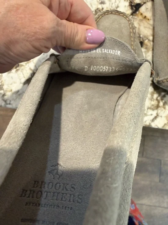 Brooks Brothers Suede Leather Loafer in Men’s size 11.5 D  NWOT - Picture 9 of 9